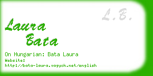 laura bata business card